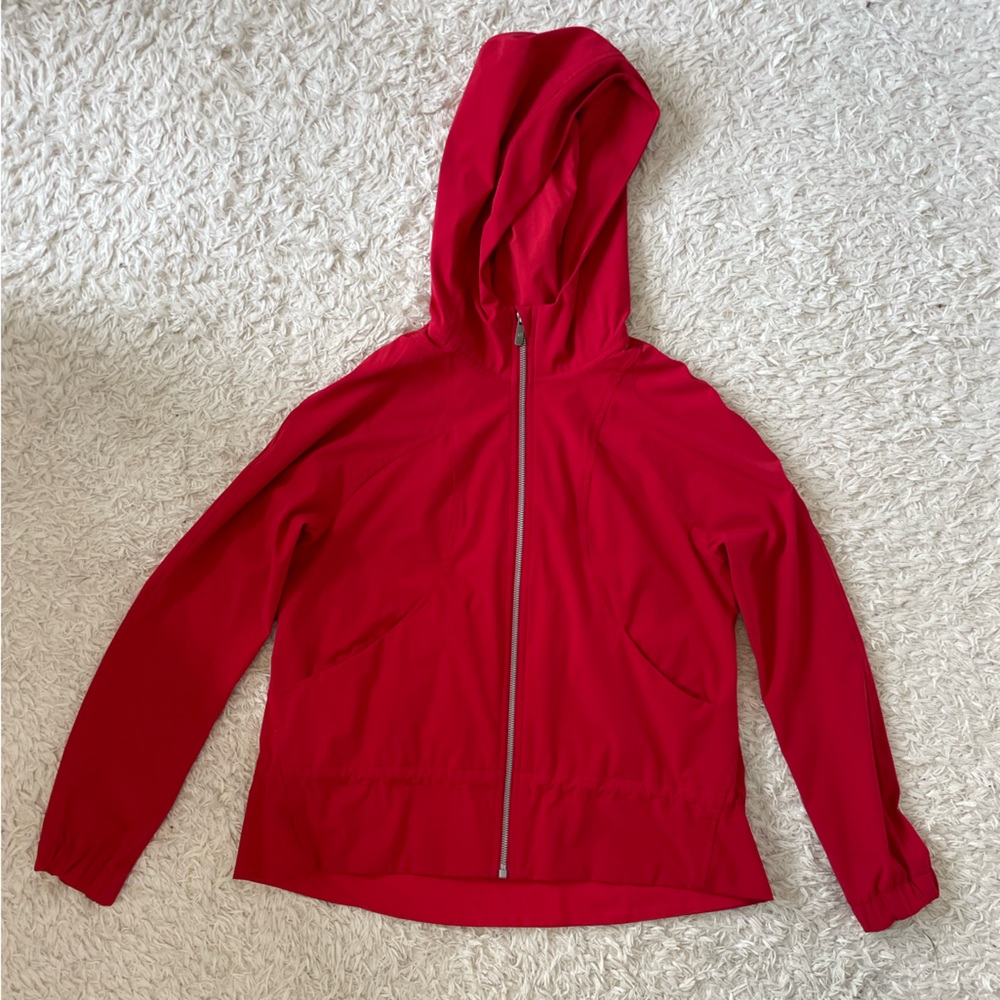 Red lululemon jacket size 4
